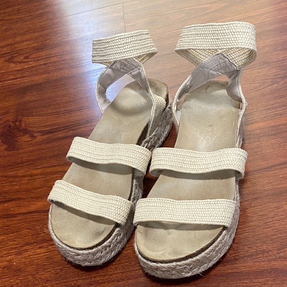 Esprit Shoes - Esprit Cream Espadrille Sandals